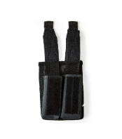 adjustable double mag pouch large pistol black