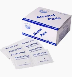 alcohol swabs: pack of 200
