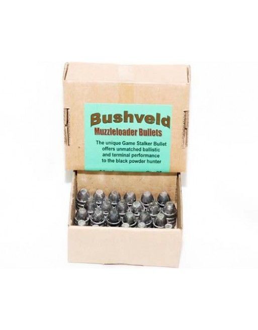 bushveldt gamestalker bullets .54 caliber 430gr.