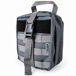 Individual First Aid Kit Molle Bag Grey | TheQuarterMaster