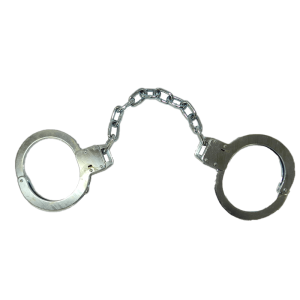 leg cuff chain nickel plated aka leg iron