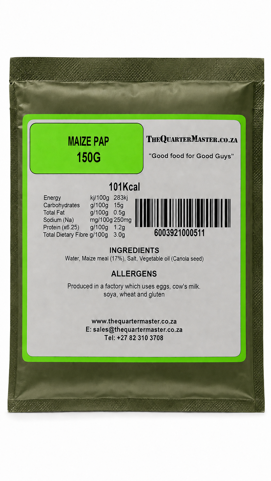 Stiff Maize Porridge 150g (Pap)