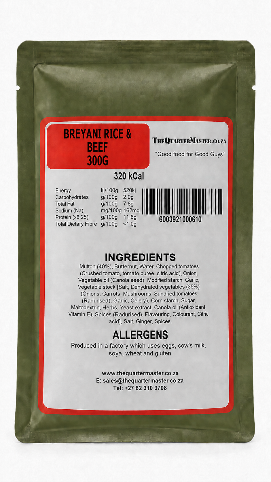 Breyani Rice & Beef 300gram