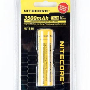 nitecore 18650 3500mah rechargeable battery