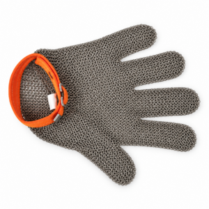 Glove: Chain Mail Wrist Length 5 Finger (M)