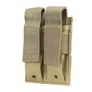small double pouch tan