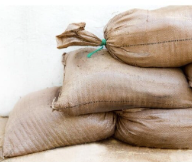 sand bags 40cmx83cm brown, uv treated pp woven