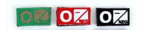 bushveldt set: o blood type patch with velcro backing