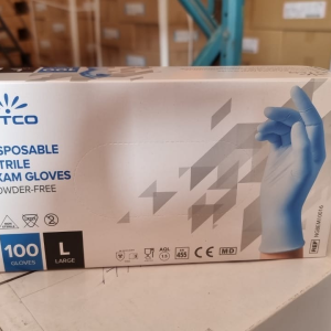 intco nitrile gloves small