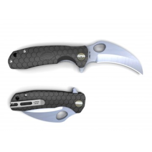 honey badger claw medium black serrated edge