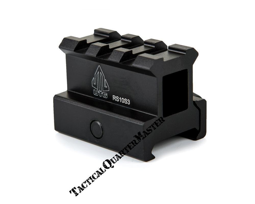 utg high profile 1" riser mount 3 slot mt rsx1s