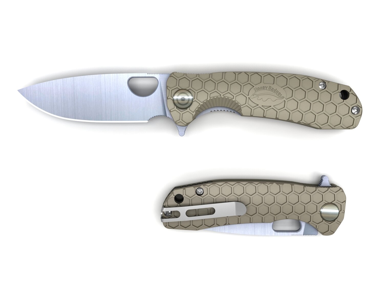 honey badger flipper large tan