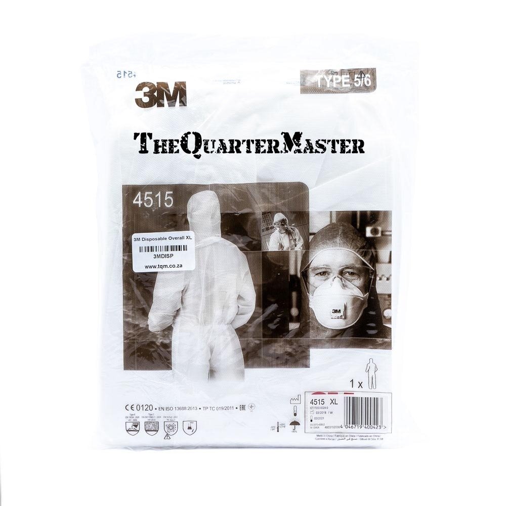 3m disposable overall xl