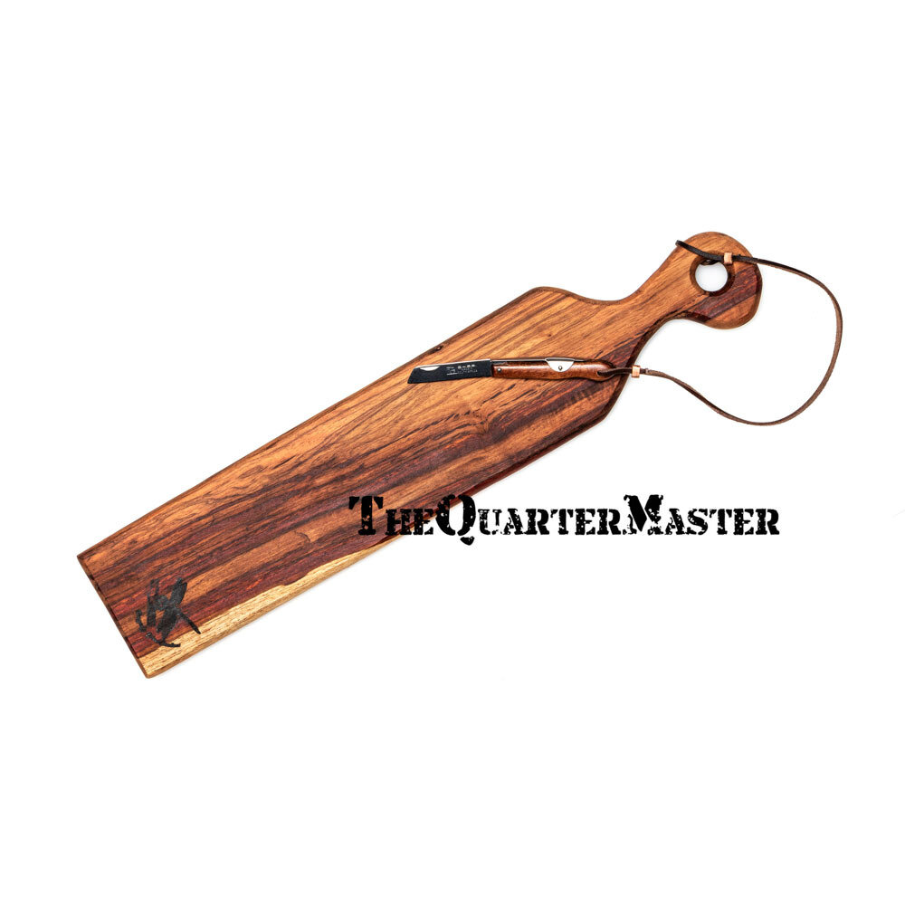 dragonfly biltong board round handle with okapi k