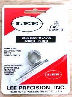 lee case length gauge and shell holder 223rem