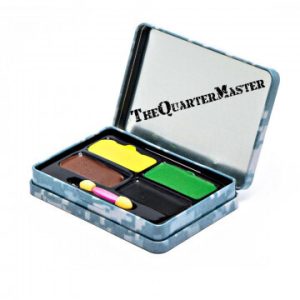 camo face paint tin