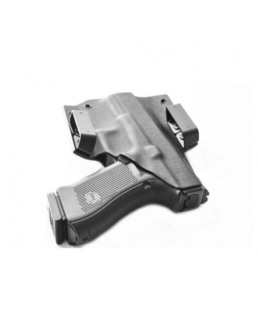 daniels holsters owb glock 19/23 right hand. urban grey
