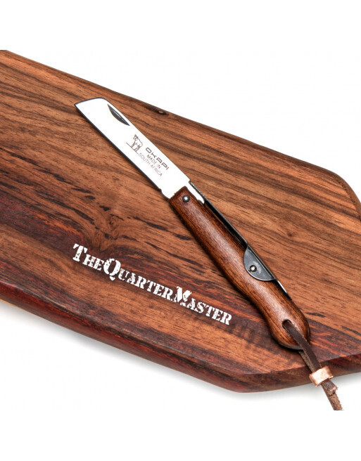 dragonfly biltong board round handle with okapi k