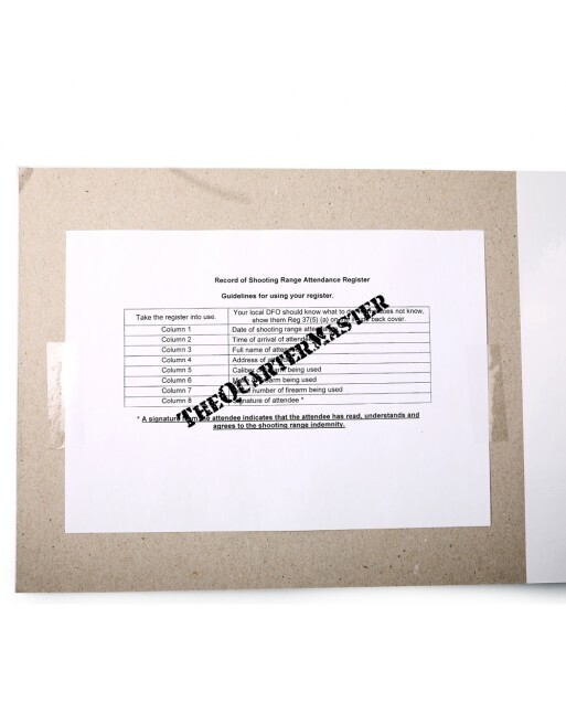 range attendance register book