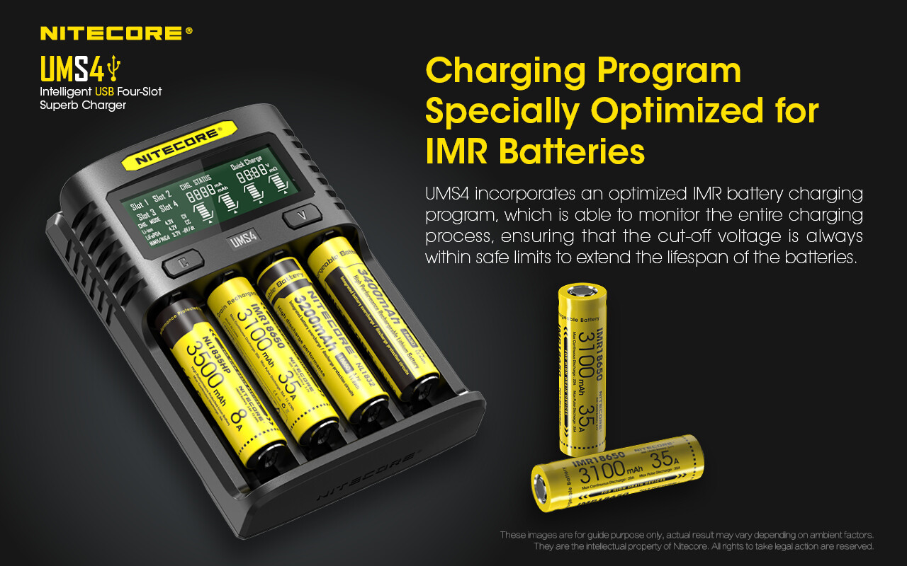 nitecore ums4 charger