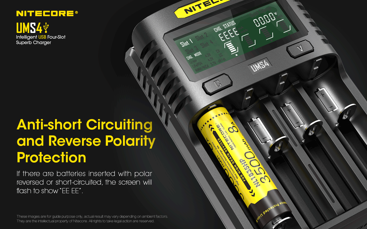 nitecore ums4 charger