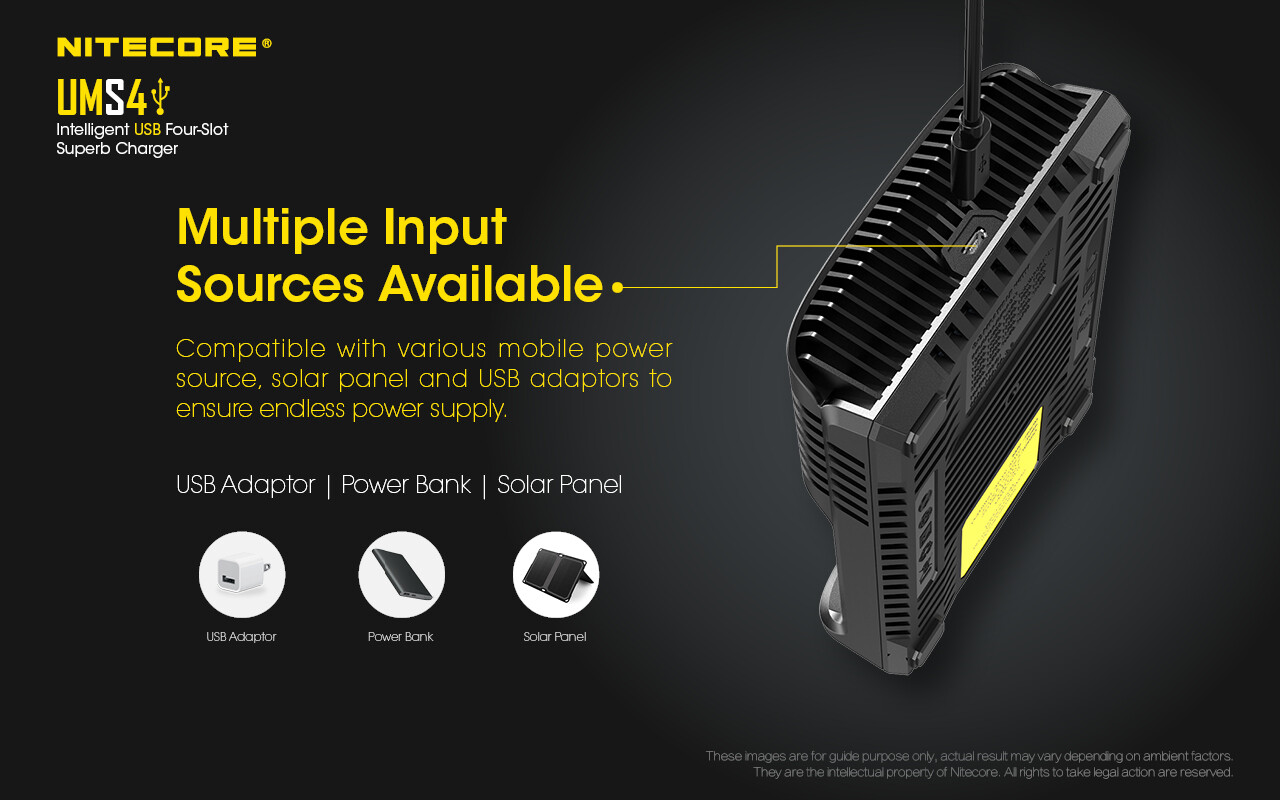 nitecore ums4 charger