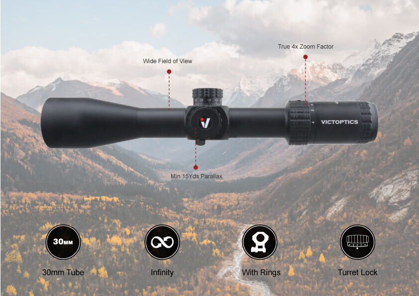 victoptics s4 4 16x44 first focal plane riflescope
