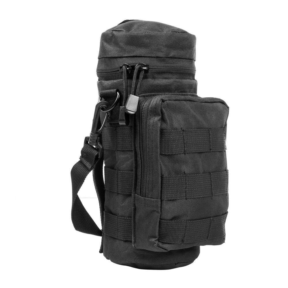 molle hydration bottle carrier black