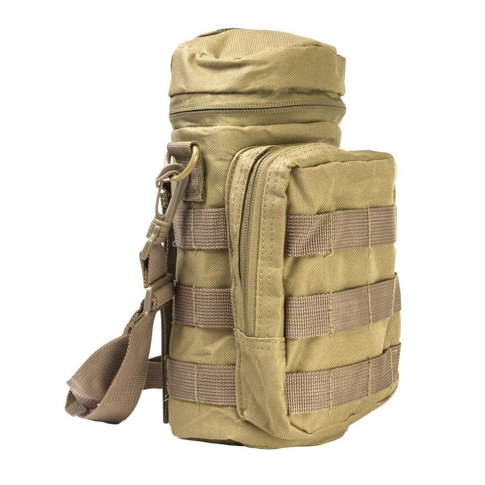 molle hydration bottle carrier tan