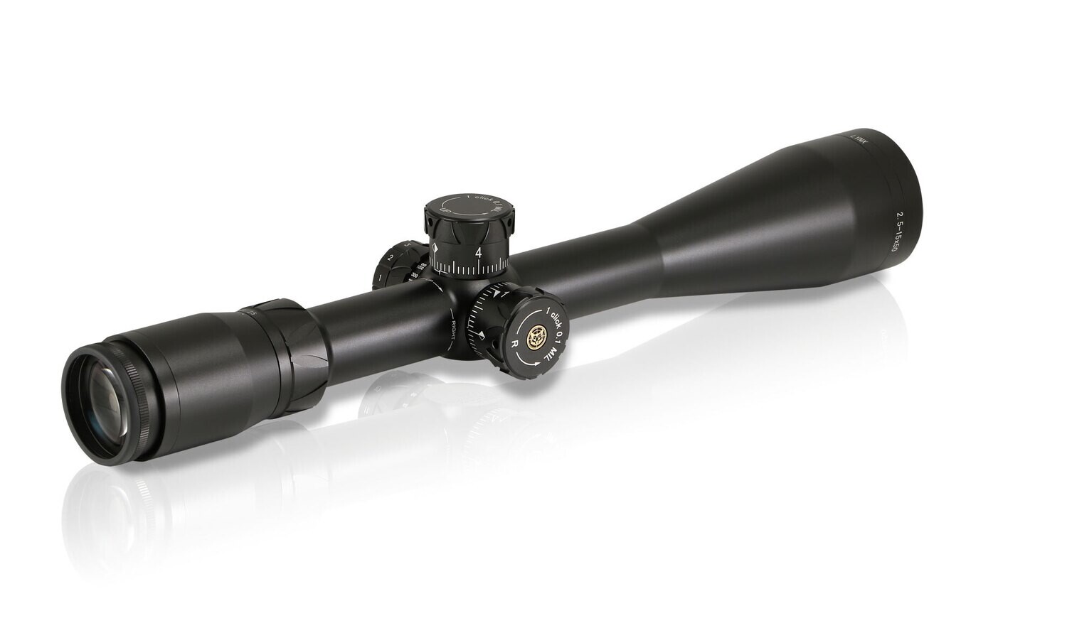 lynx riflescope: lx3 2.5 15x50 (mfr) tactical