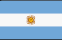 argentina flag 40x60 mm with velcro