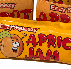 eezy squeezy apricot jam sachets 15g