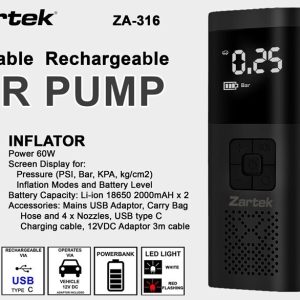 zartek za 316 portable air pump