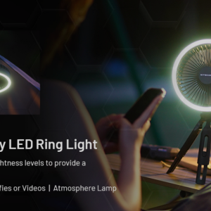 nitecore nef10 fan, powerbank, ring light usb c cable