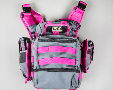 bushveldt first responder bag 2.0 grey with pink