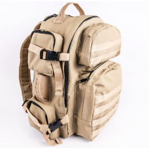 bushveldt patroller large tactical bag: with internal aluminium support: khaki
