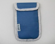bushveldt flat utility pouch blue with grey trim