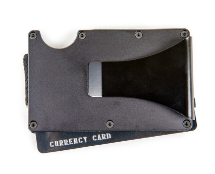 mnmlst wallet klip silver