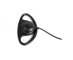 d type earpiece with inline mic.