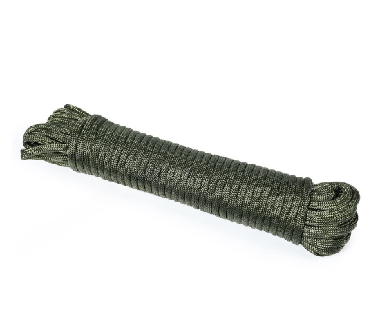 550 paracord 100m reel military green