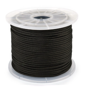 550 paracord 100m reel black