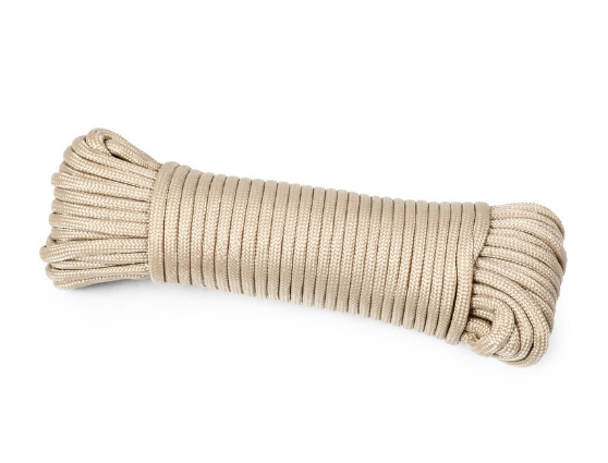 550 paracord 15m khaki beige