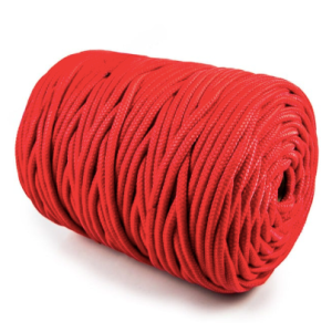 pp round braid 5mm x 100m red