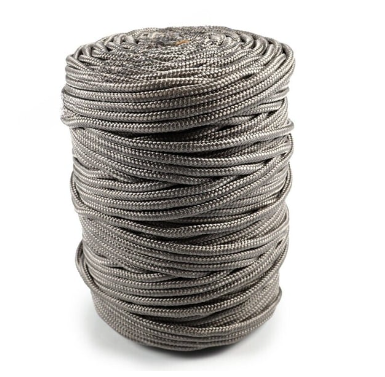 pp round braid 5mm x 100m grey
