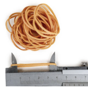 elastic / rubber bands size 14 natural