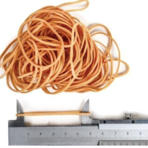 elastic / rubber bands size 16 natural