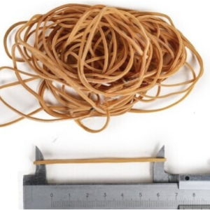 elastic / rubber bands size 34 natural