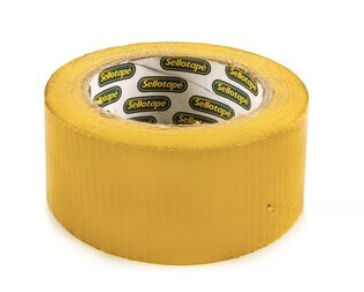 duct tape: yellow