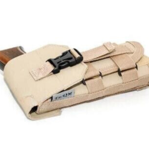 bushveldt left hand universal field holster with cover flap sand/khaki