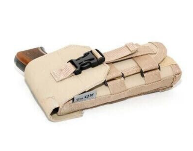 bushveldt left hand universal field holster with cover flap sand/khaki